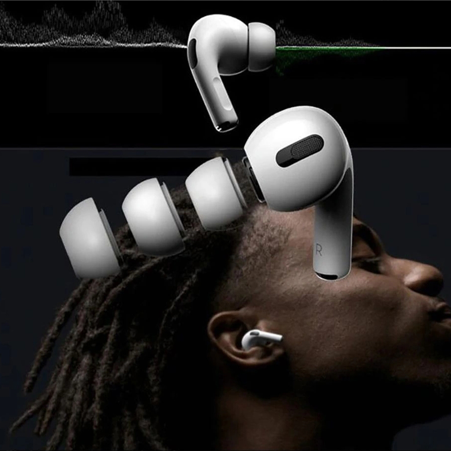 Nakładki douszne do słuchawek, Tech-Protect Ear Tips 3-pack do AirPods Pro 3, białe. Trzy rozmiary nakładek do słuchawek pozwolą na komfortowe słuchanie w każdej możliwej sytuacji!