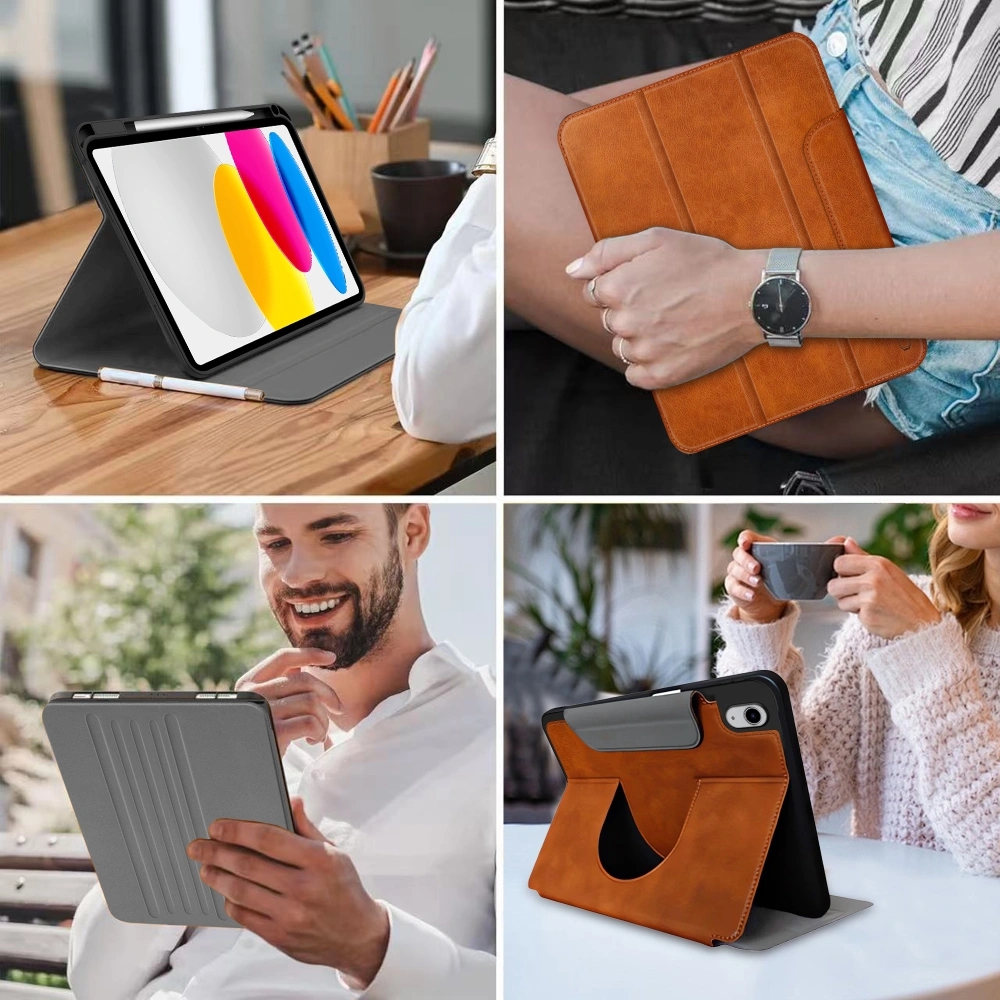 Tech-Protect Fleece, miejsce na rysik, funkcjonalny organizer, brązowy