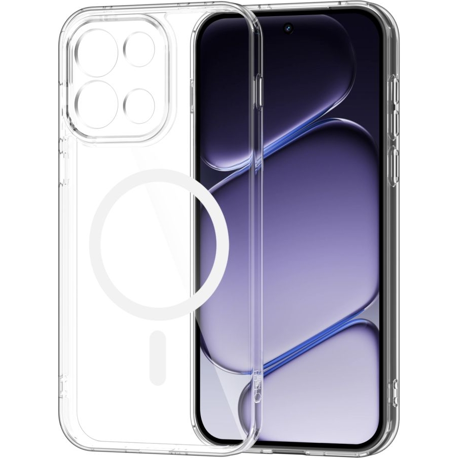 Etui Tech-Protect Flexair Hybrid do MagSafe do Oneplus Nord 6, przezroczyste