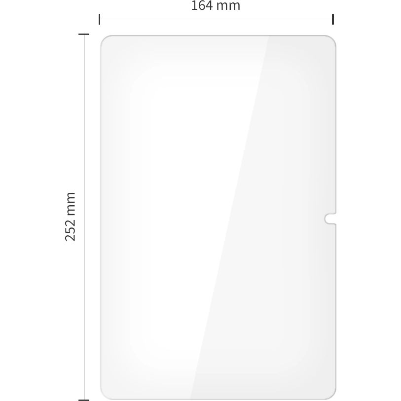 Szkło hartowane Tech-Protect Glass Fit+ do Samsung Galaxy Tab A11 Plus / A9 Plus, 2 sztuki
