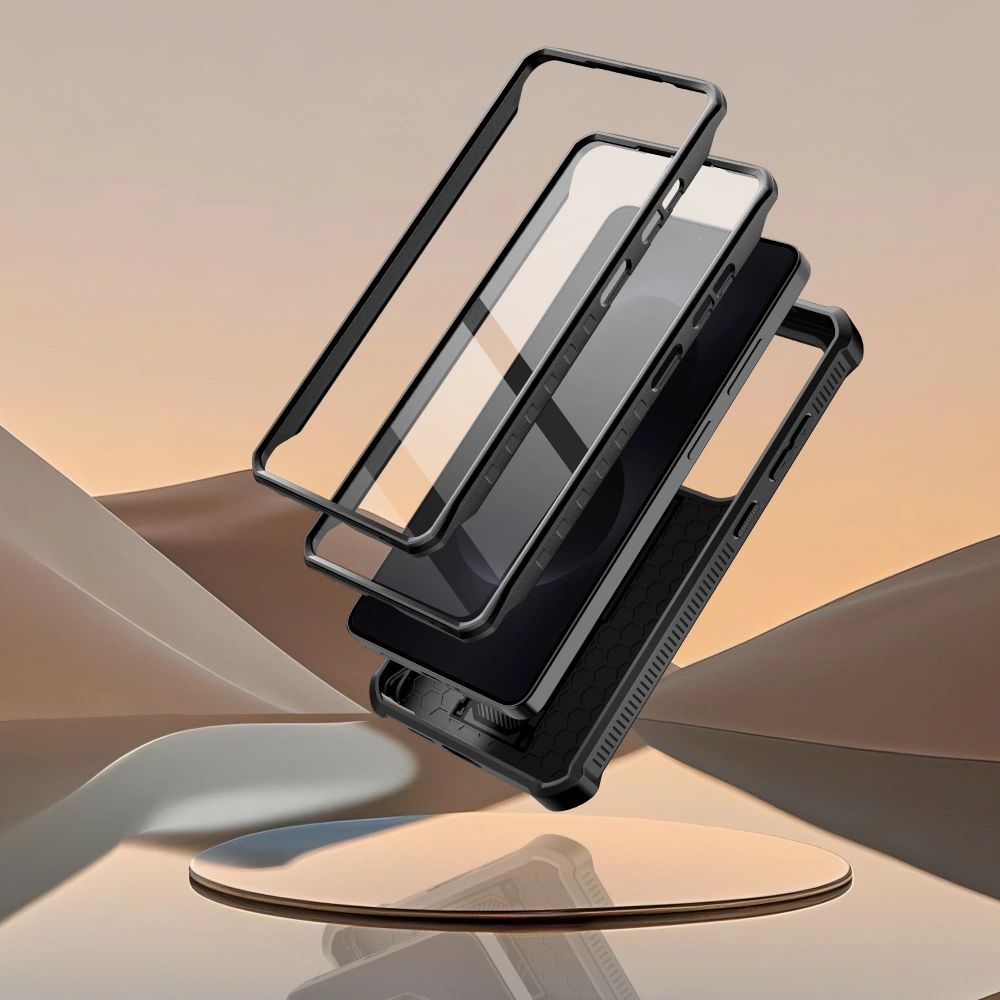 Tech-Protect Kevlar Cam+ 2-Set, komplet ramek ochronnych, indywidualna ochrona telefonu, czarne