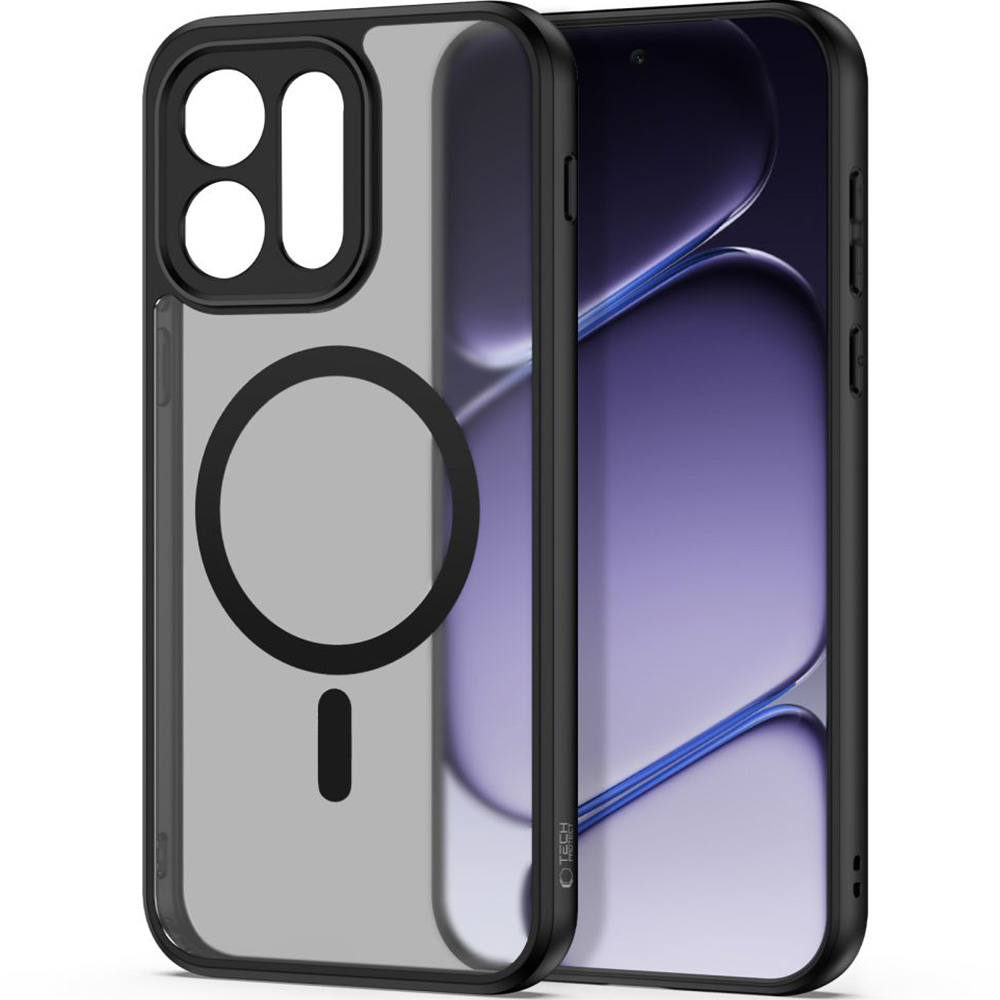 Etui Tech-Protect MagMat MagSafe do OnePlus Nord 6, przydymiono-czarne