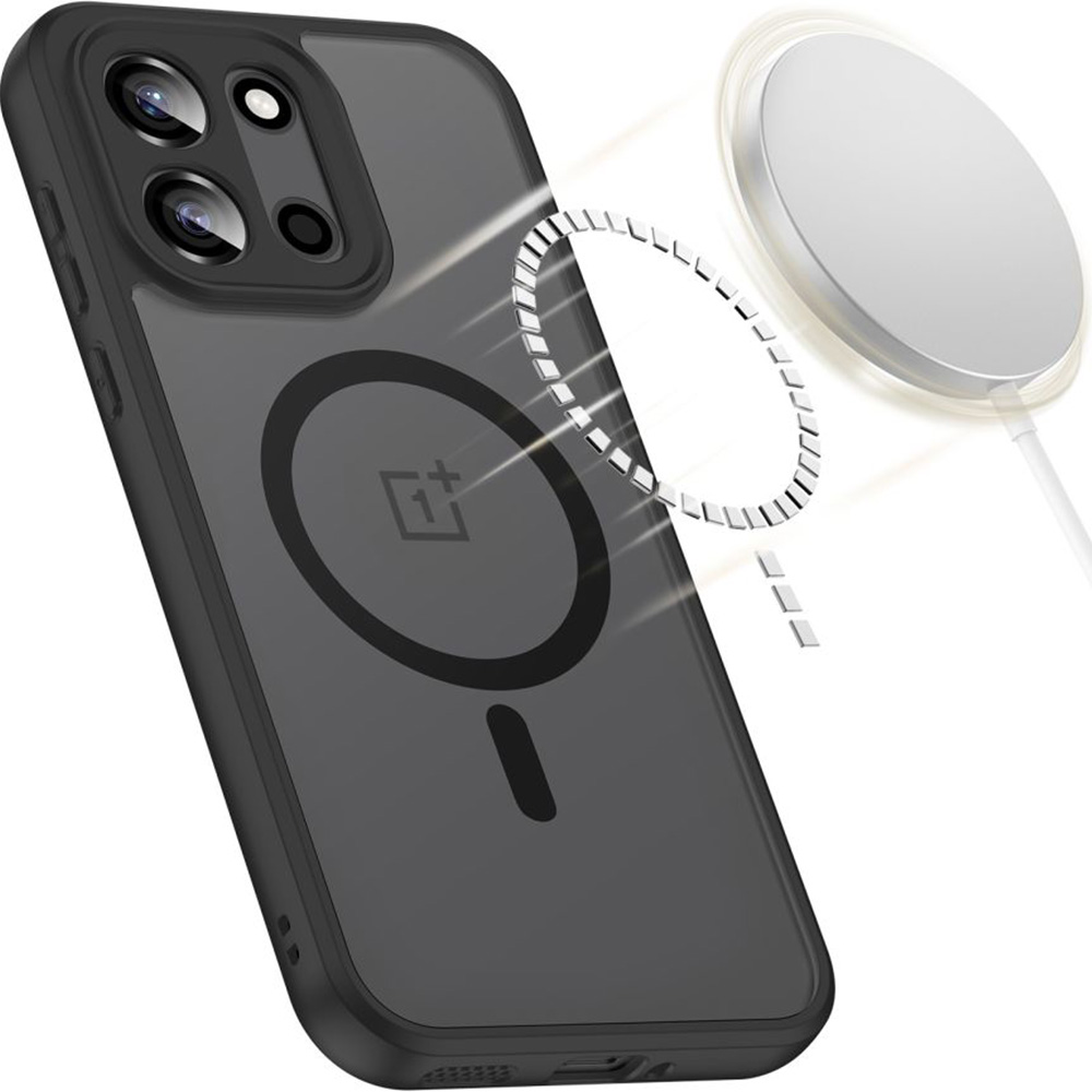 Etui Tech-Protect MagMat MagSafe do OnePlus Nord 6, przydymiono-czarne