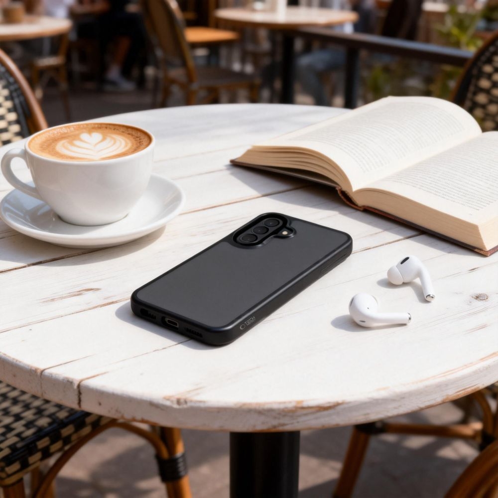 Etui Tech-Protect MagMat do Samsung Galaxy A36 / A37 / A56 / A27 5G, przydymione-czarne