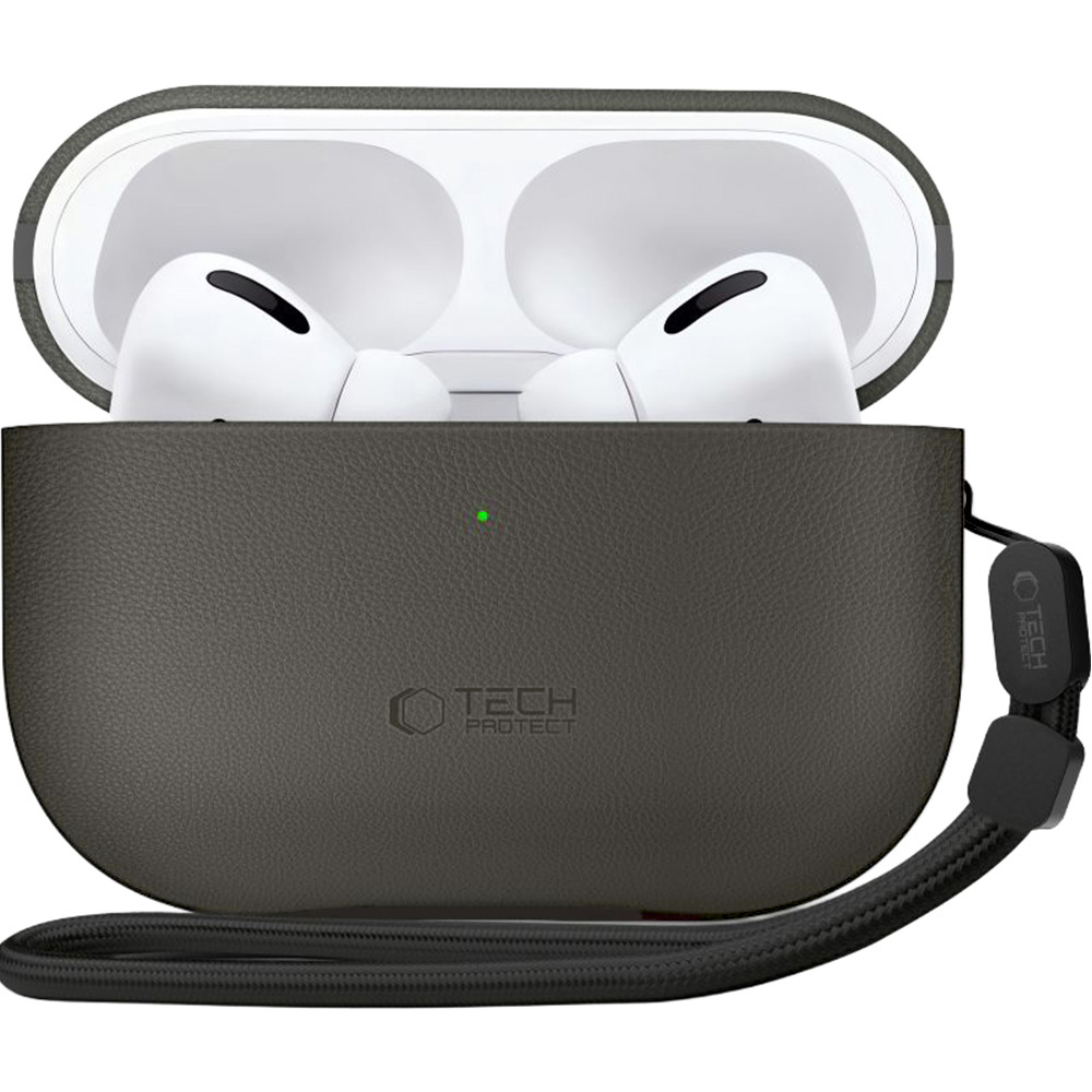 Etui Tech-Protect NaturalFit do AirPods Pro 3, ciemnoszare