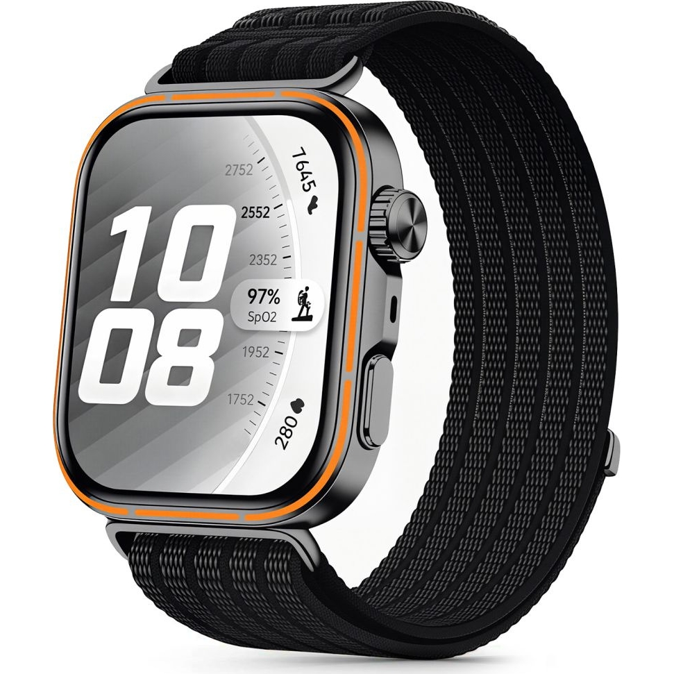Tech-Protect Nylon Strap to nylonowy pasek do zegarka w kolorze czarnym