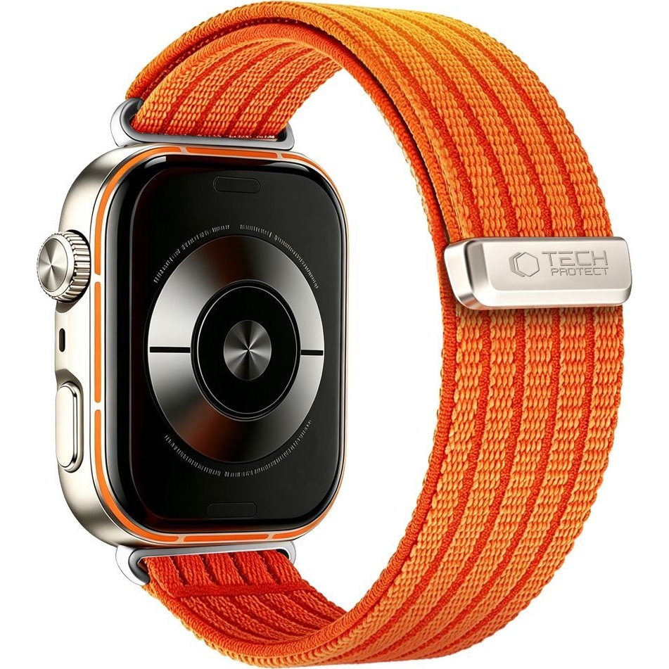 Tech-Protect Nylon Strap to nylonowy pasek do zegarka w kolorze pomarańczowym