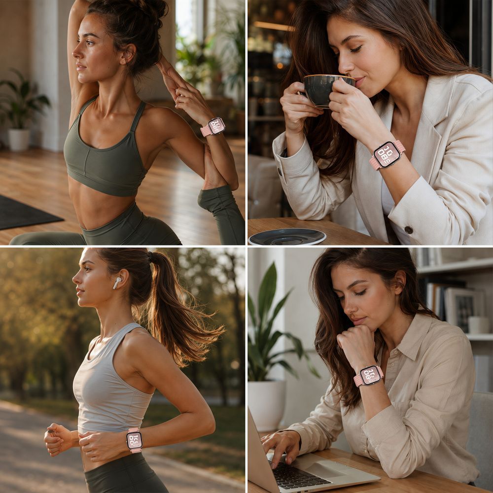 Tech-Protect Nylon Strap to nylonowy pasek do zegarka w kolorze czarnym