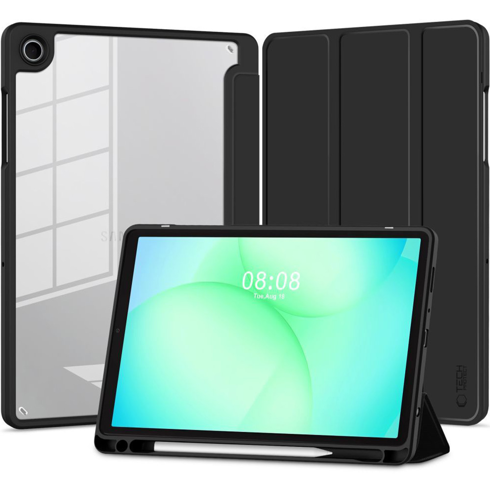 Etui z klapką Tech-Protect SC Pen Hybrid do Galaxy Tab A11 / Tab A9, czarne