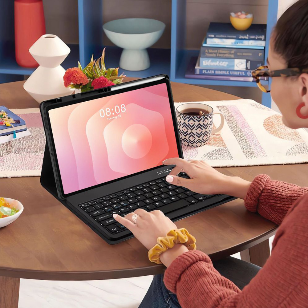 Etui z klawiaturą Tech-Protect SC Pen + Keyboard do Galaxy Tab S11, czarne
