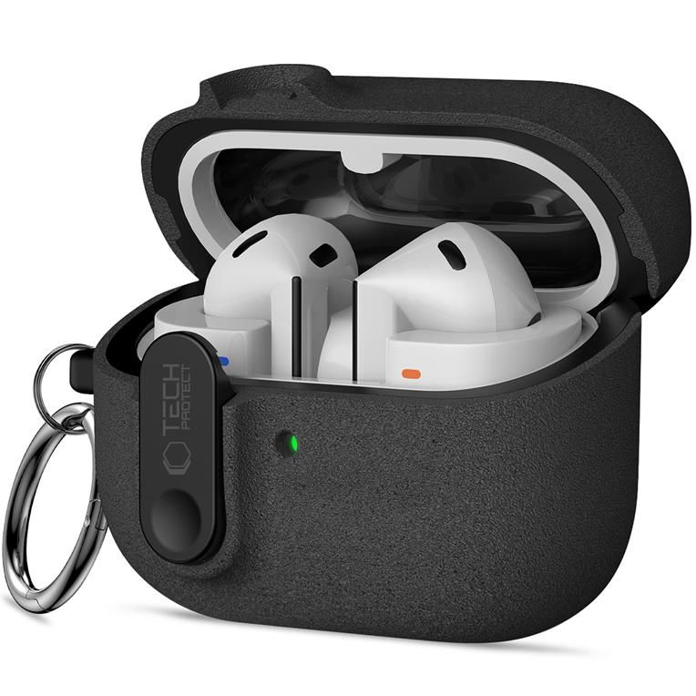 Etui Tech-Protect Slim Hook do Galaxy Buds 3 / 3 FE / 3 Pro, czarne