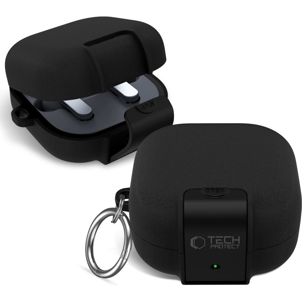 Tech-Protect Etu Tech-Protect Slim Hook do Samsung Galaxy Buds 4 / 4 Pro w kolorze czarnym