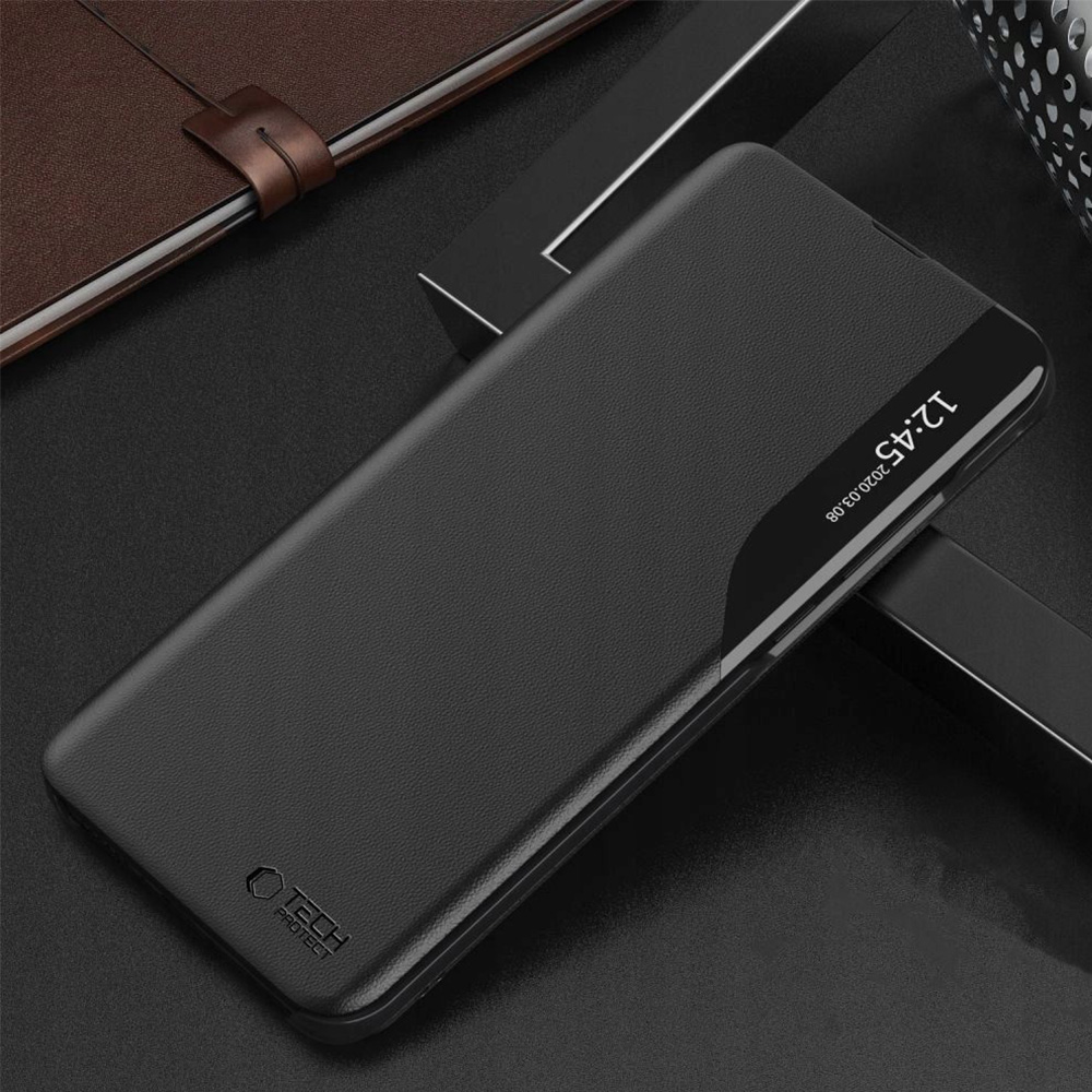 Etui z klapką Tech-Protect Smart View do Galaxy A57 5G, czarne