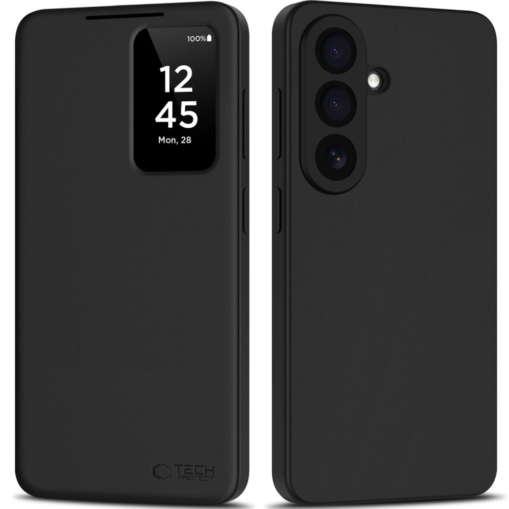 Etui z klapką Tech-Protect Smart Wallet do Galaxy A57 5G, czarne