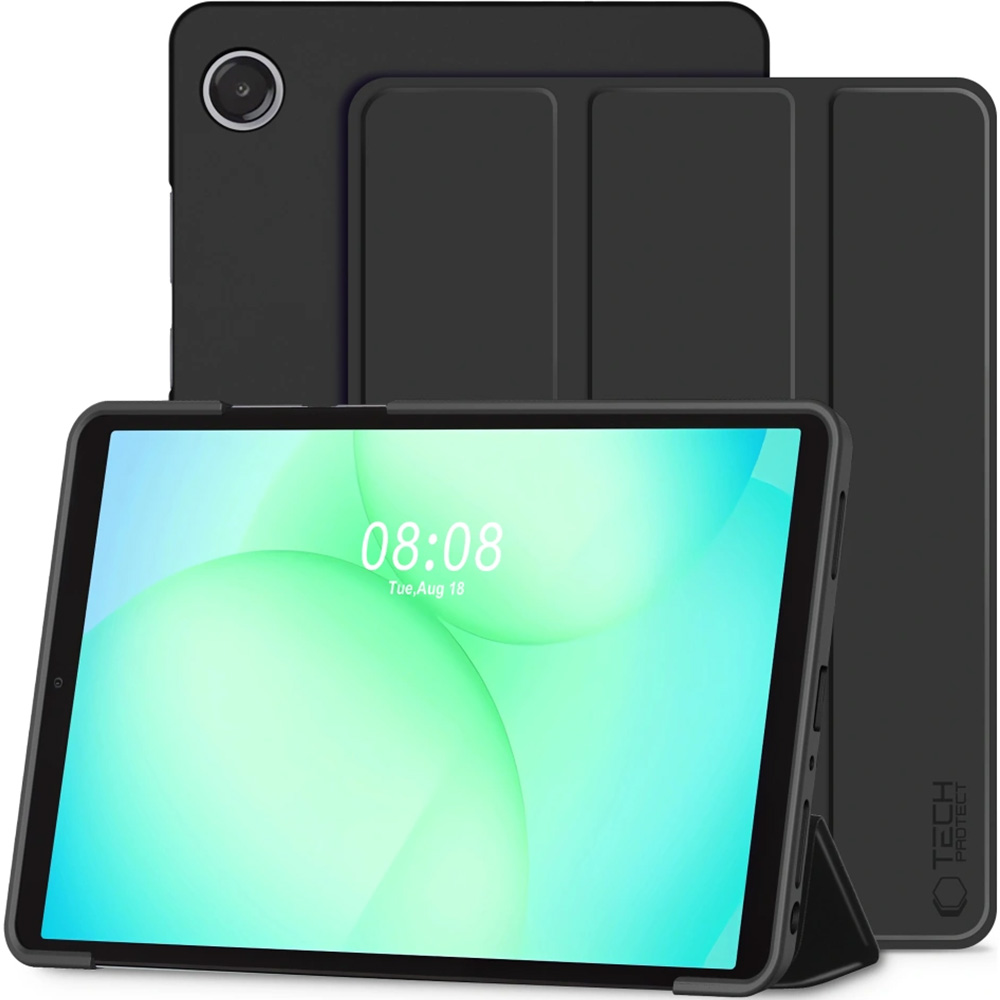 Etui z klapką Tech-Protect SmartCase do Galaxy Tab A11 Plus / A9 Plus, czarne