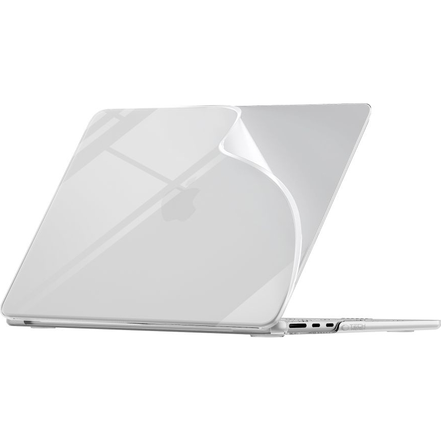 Etui ochronne Tech-Protect Softshell do MacBook Air 13" 2023-2026, eleganckie, przezroczyste