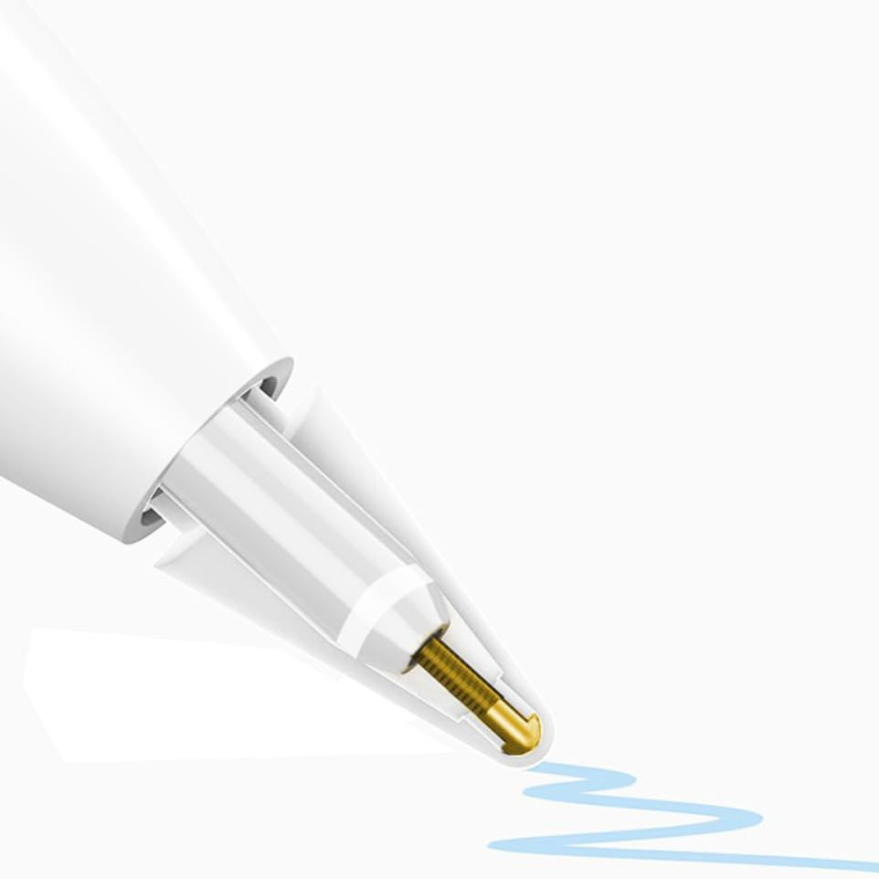 Precyzyjne końcówki zamienne Tech-Protect Stylus Tips z łatwym montażem, 4 sztuki, białe
