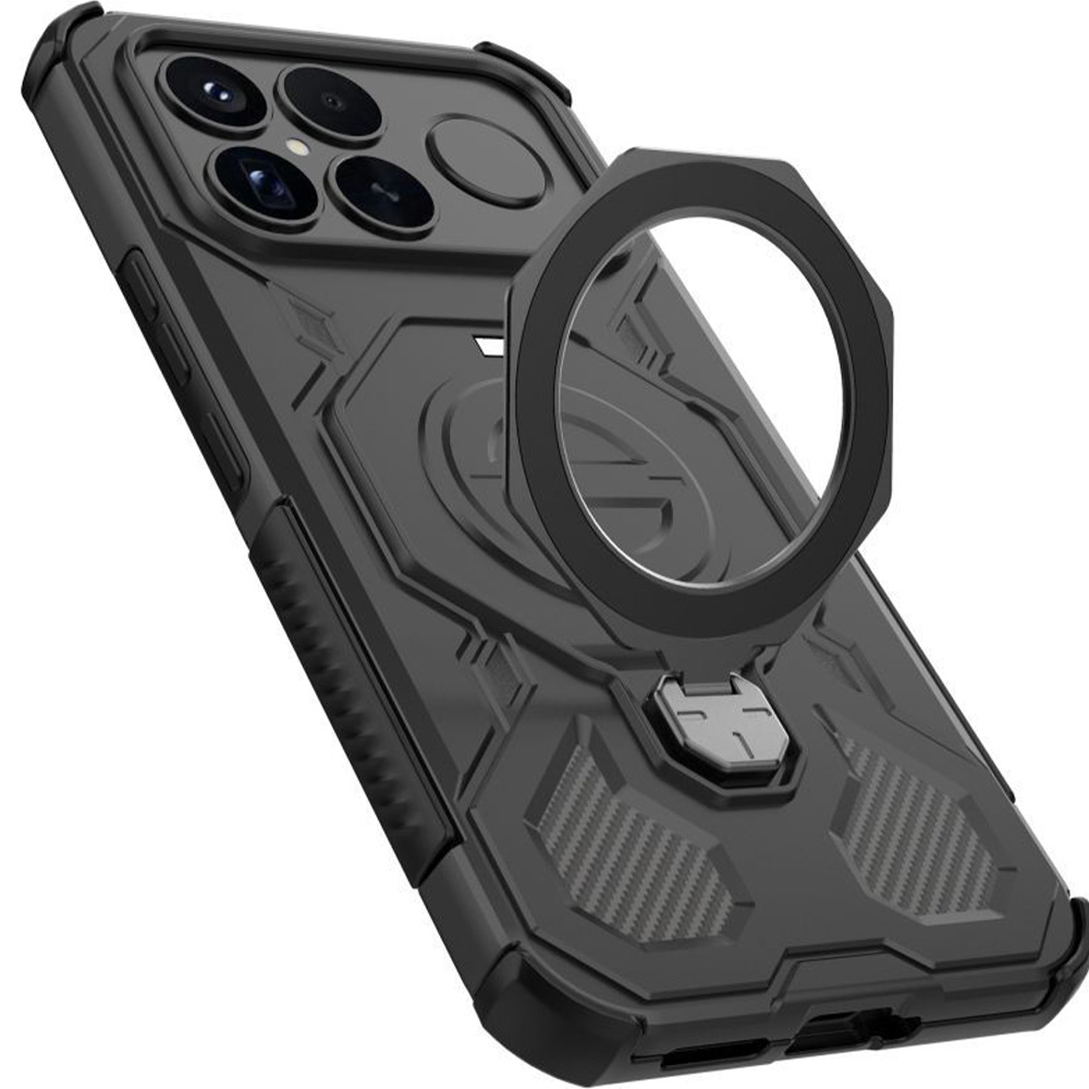 Etui z podstawką Tech-Protect TacticStand do MagSafe do Xiaomi POCO F8 Ultra, matowe czarne
