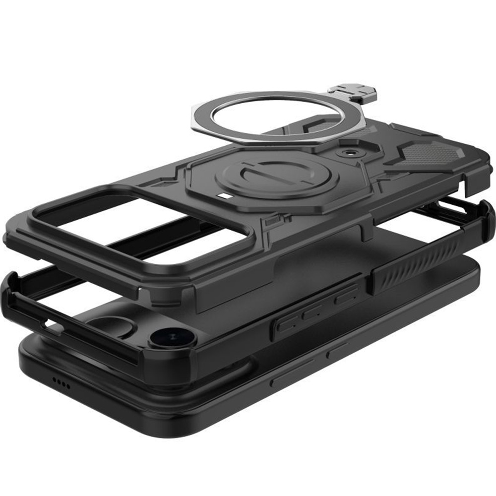 Etui z podstawką Tech-Protect TacticStand do MagSafe do Xiaomi POCO F8 Ultra, matowe czarne