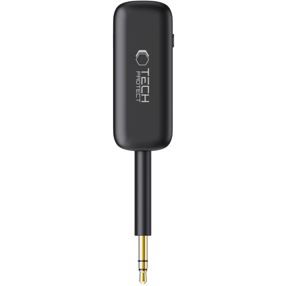 Odbiornik / nadajnik Bluetooth 5.4, AUX 3,5 mm, Tech-Protect Ultraboost AU02, czarny