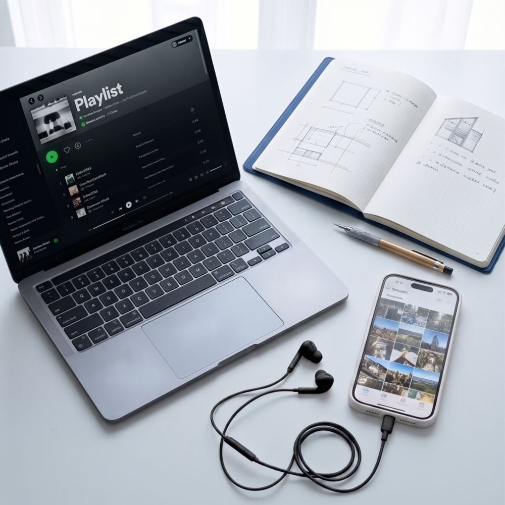 Słuchawki przewodowe douszne Tech-Protect UltraBoost Core G3, USB-C, 1,2 m, czarne
