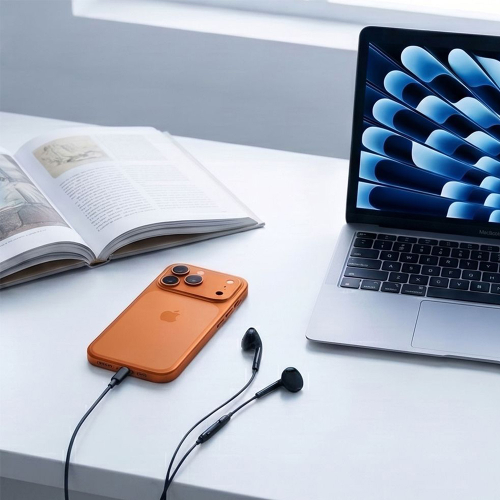 Słuchawki przewodowe douszne Tech-Protect UltraBoost Core G4, USB-C, 1,2 m, czarne