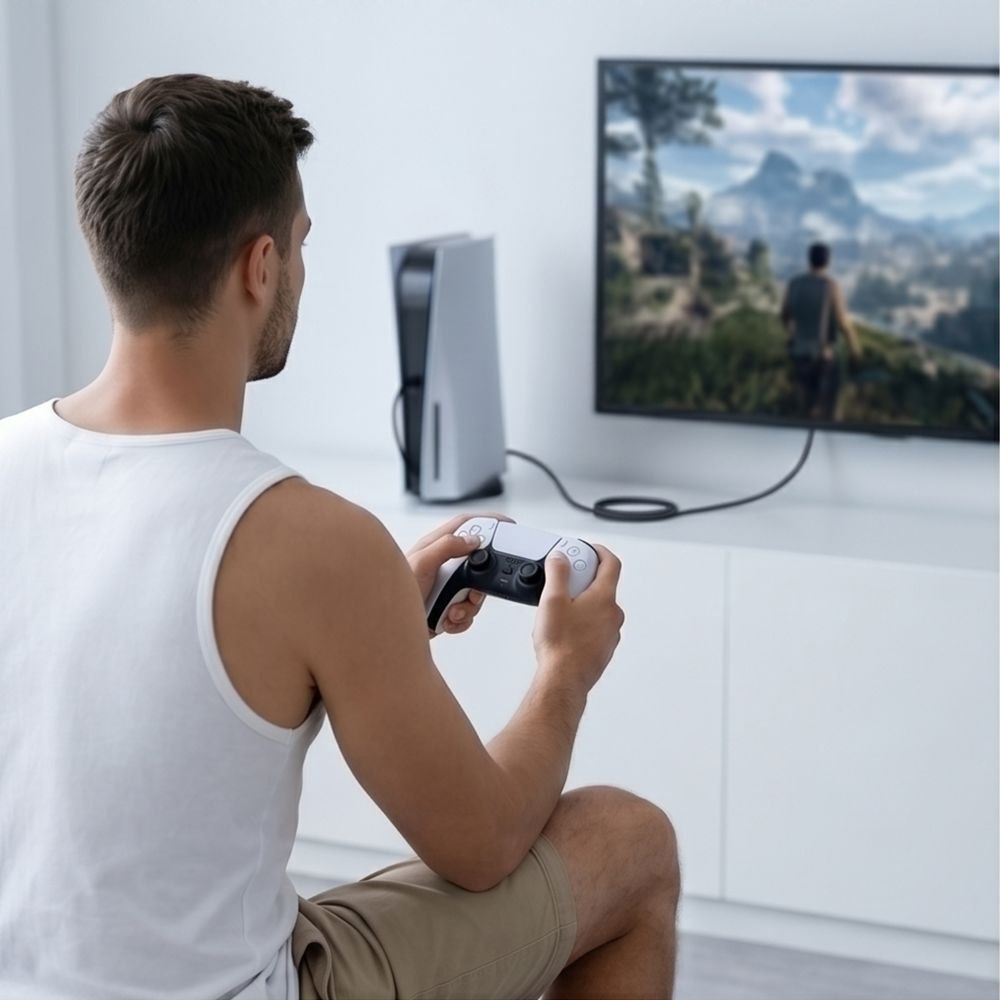 Tech-Protect UltraBoost Cable USB-C HDMI 2.1 8K 60Hz, czarno-szary