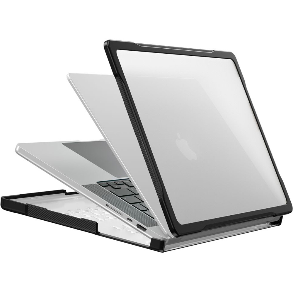 Etui na laptopa Tech-Protect Velar w kolorze matowo-przezroczystym z czarną ramką