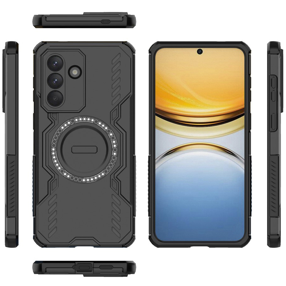 Techsuit ArmorMag Case, szybkie przepinanie akcesoriów MagSafe, funkcjonalne, czarne