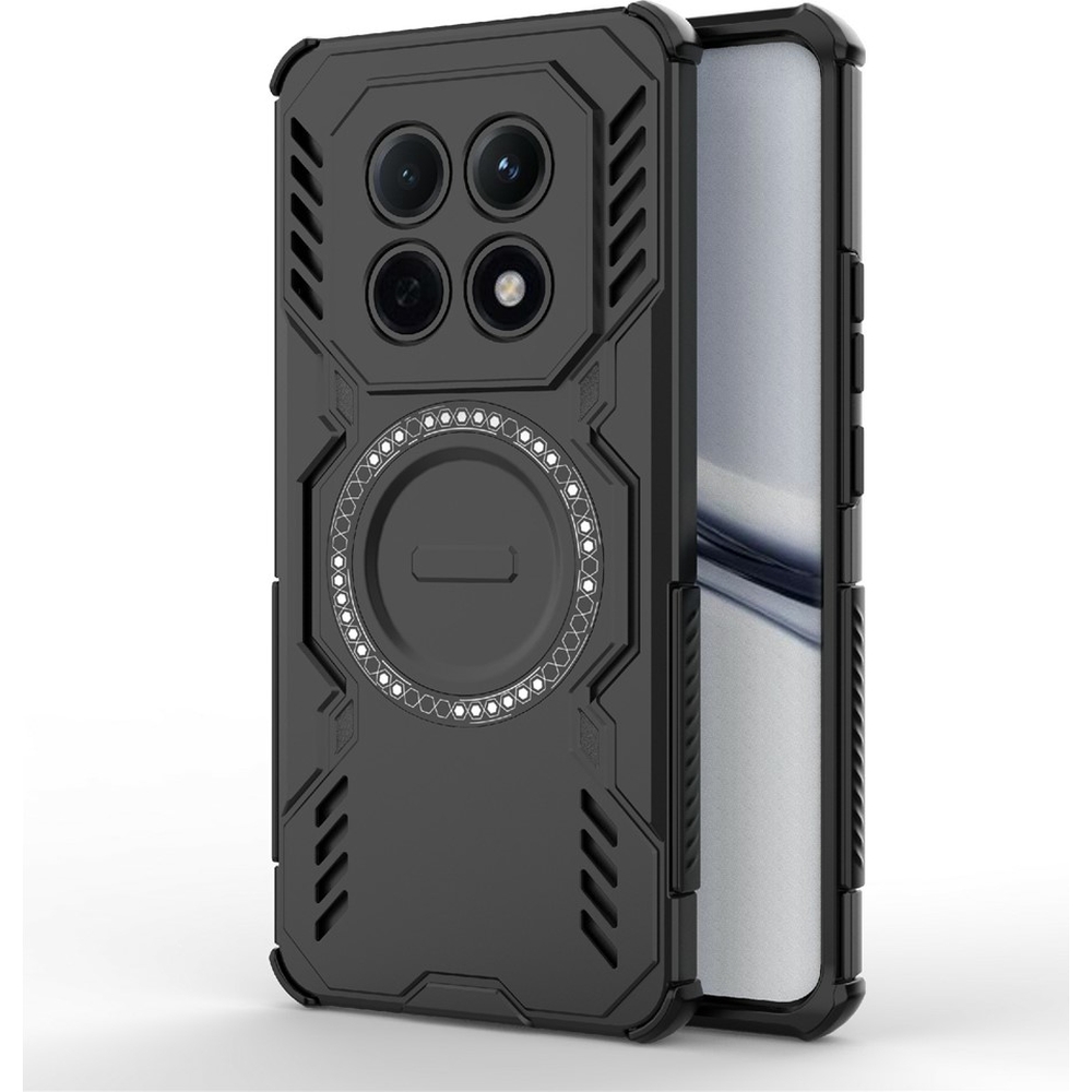 Techsuit ArmorMag Case, wyjątkowa ochrona przed upadkami i otarciami, solidne, czarne