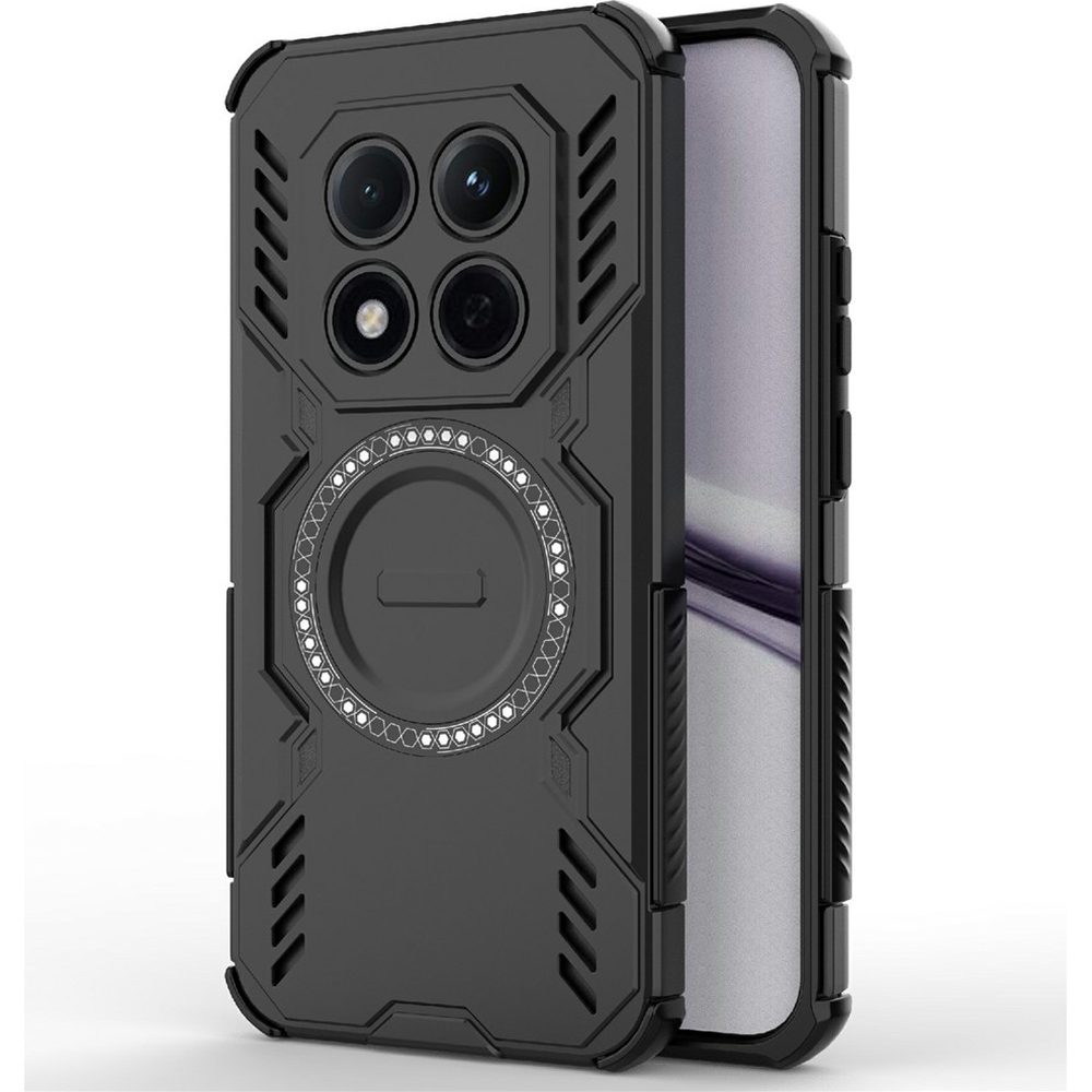 Techsuit ArmorMag Case, wyjątkowa ochrona przed upadkami i otarciami, solidne, czarne