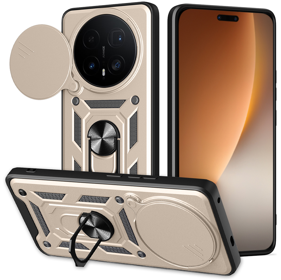Techsuit CamShield, etui ochronne na telefon, funkcjonalna, praktyczna, solidna, złote