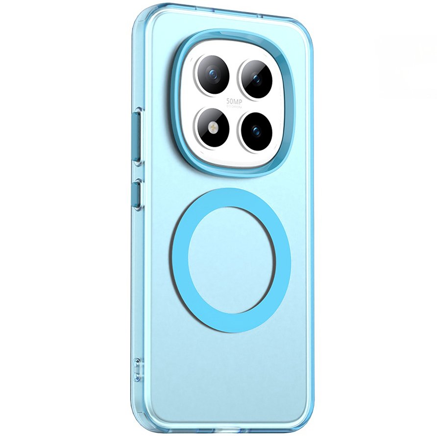 Techsuit CandyCase MagSafe, magnetyczne mocowanie i ładowanie MagSafe szybkie, niebieskie