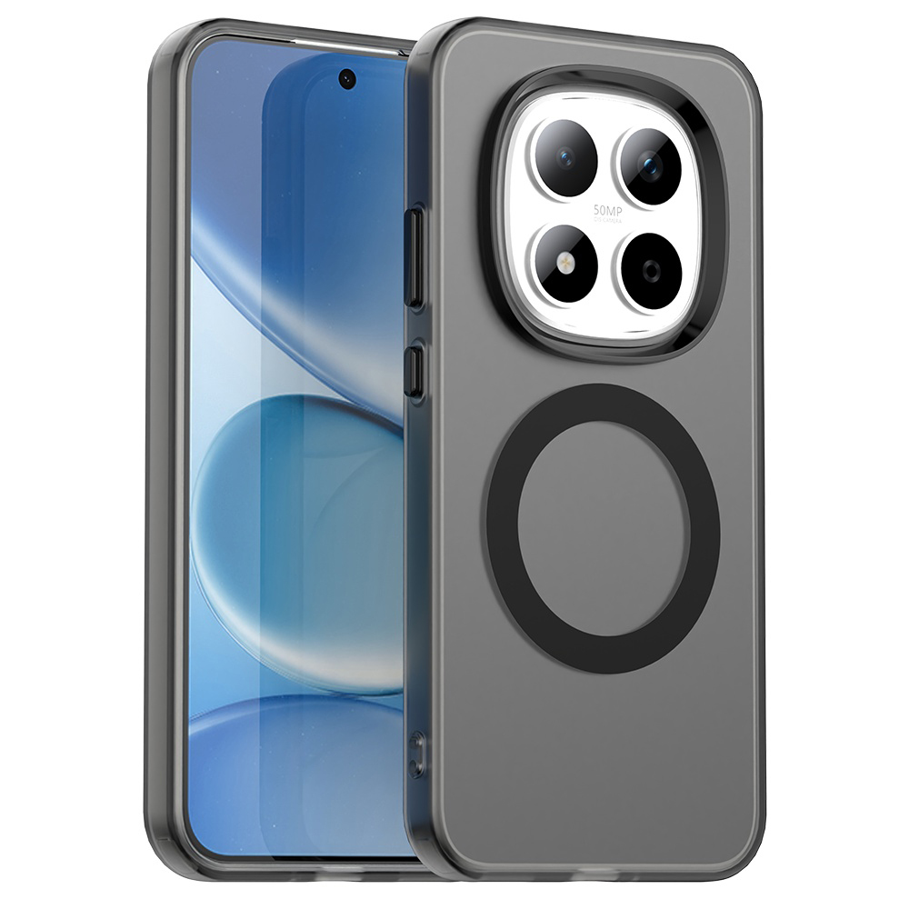 Techsuit CandyCase MagSafe, bezpieczna ochrona smartfona z funkcją MagSafe, cienka, czarne