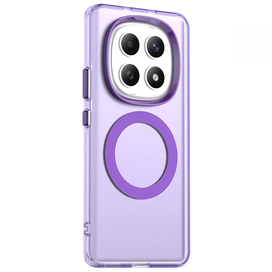 Techsuit CandyCase MagSafe, magnetyczne mocowanie i ładowanie MagSafe szybkie, fioletowe