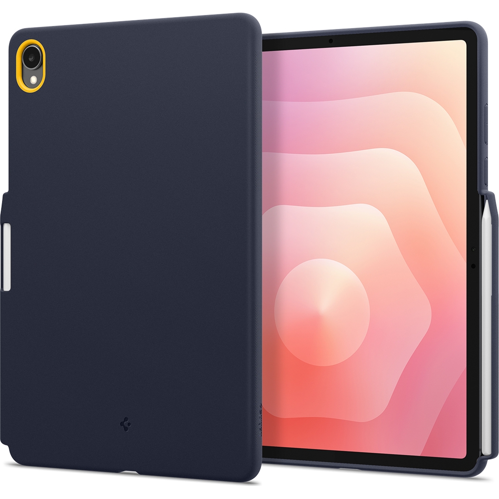 Etui Spigen Nano Pop do Galaxy Tab S11, granatowo-żółte