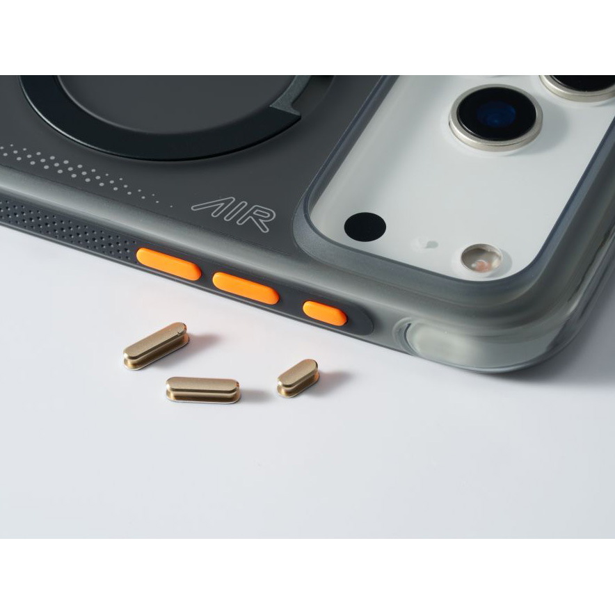 Etui ochronne Torras Ostand Q3 Air z podstawką pionową i poziomą, Shadow Black