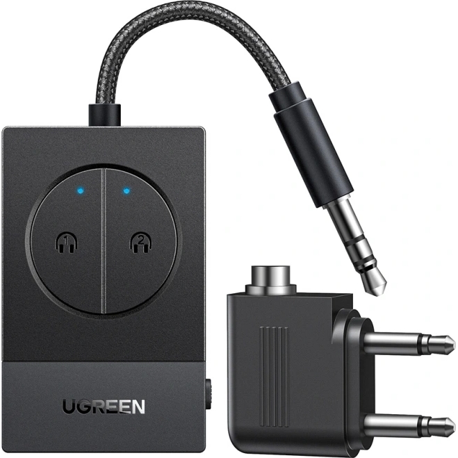 Bezprzewodowy transmiter dźwięku Ugreen BT305 Bluetooth - czarny