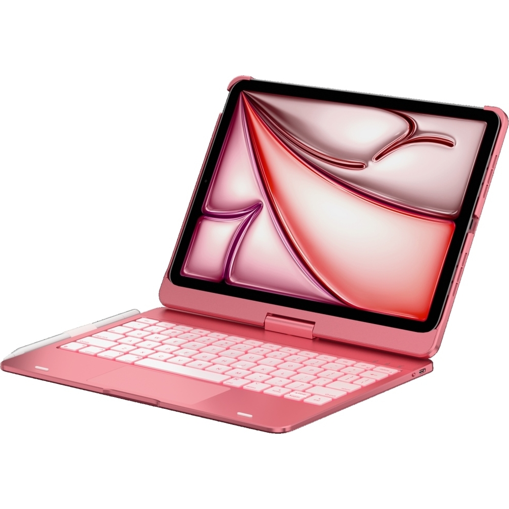 Typecase Flexbook Touch, wygodne i funkcjonalne etui z klawiaturą do tabletu, różowy
