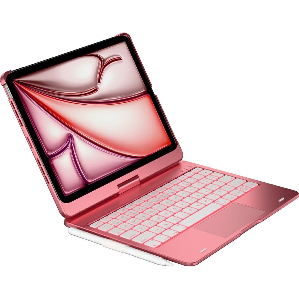 Typecase Flexbook Touch, wygodna praca w trybach, mobilne etui-klawiatura, różowy