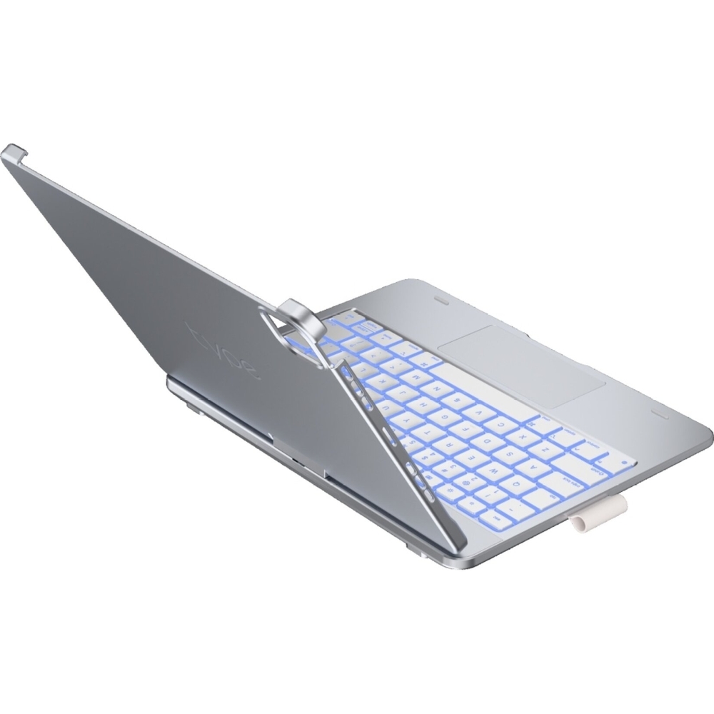 Typecase Flexbook Touch, płynna nawigacja touchpadem, laptopowe sterowanie, srebrny