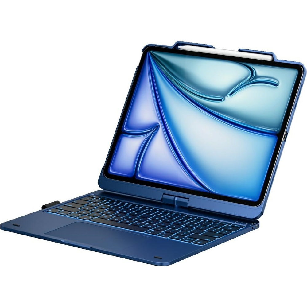 Typecase Flexbook Touch, wygodne i funkcjonalne etui z klawiaturą do tabletu, niebieski