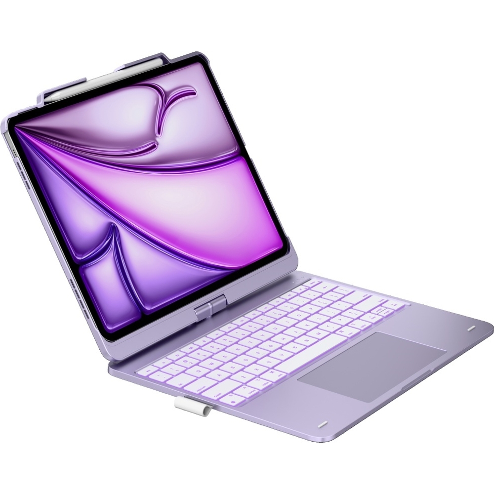 Typecase Flexbook Touch, wygodna praca w trybach, mobilne etui-klawiatura, jasnofioletowy
