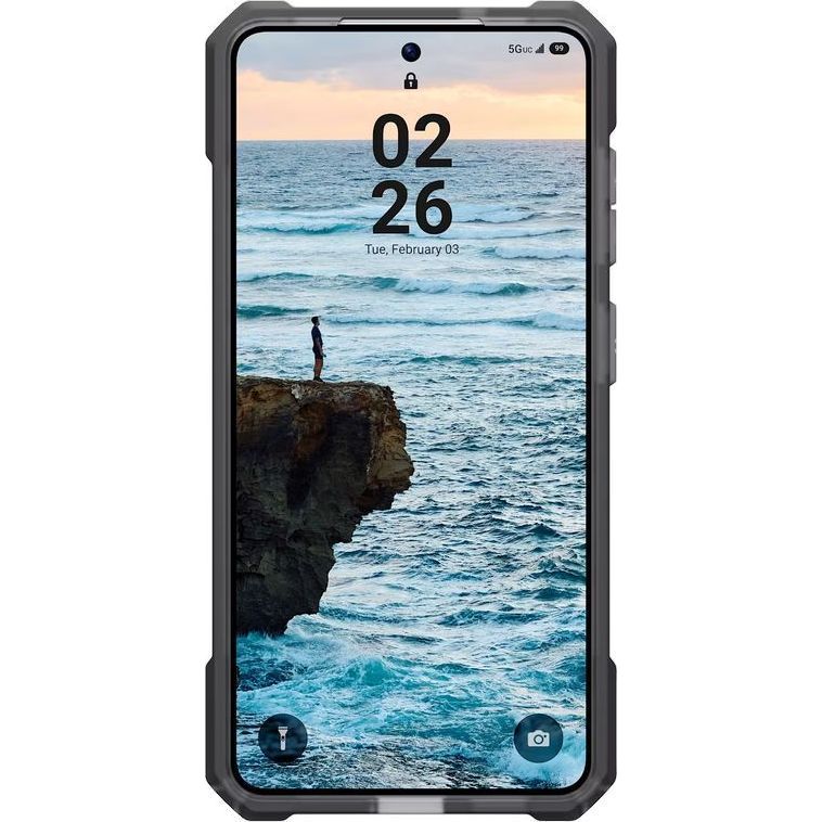 Etui pancerne Urban Armor Gear Essential Armor Magnet do MagSafe do Galaxy S26, szare