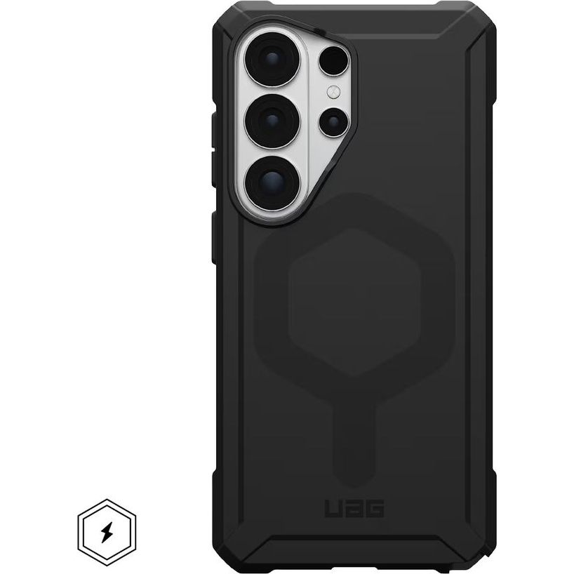 Etui pancerne Urban Armor Gear Essential Armor Magnet do MagSafe do Galaxy S26 Ultra, czarne