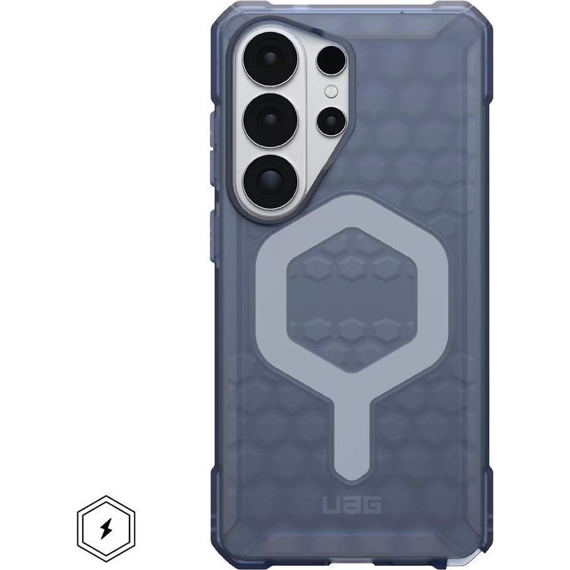Etui pancerne Urban Armor Gear Essential Armor Magnet do MagSafe do Galaxy S26 Ultra, półprzezroczysto-niebieskie
