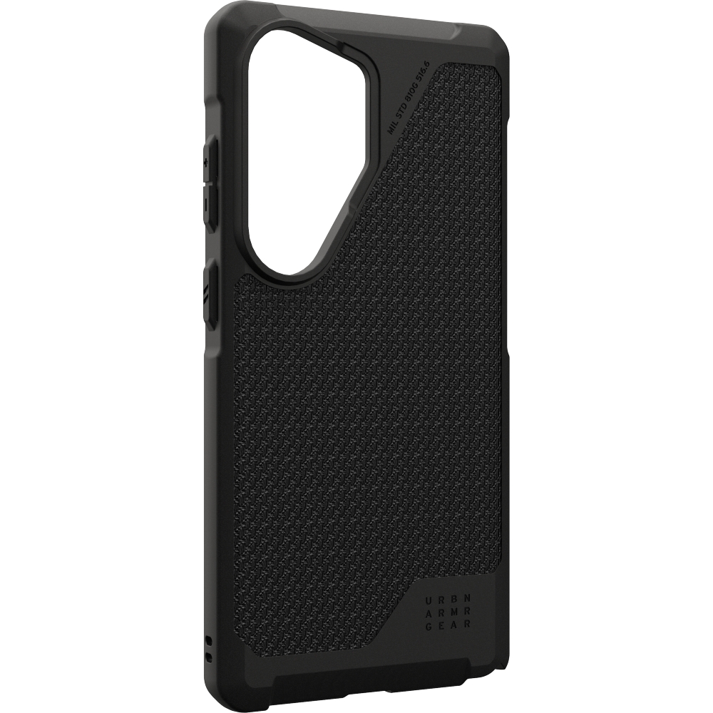 Etui pancerne Urban Armor Gear Metropolis LT Magnet do Galaxy S26 Ultra, czarne z kevlarem
