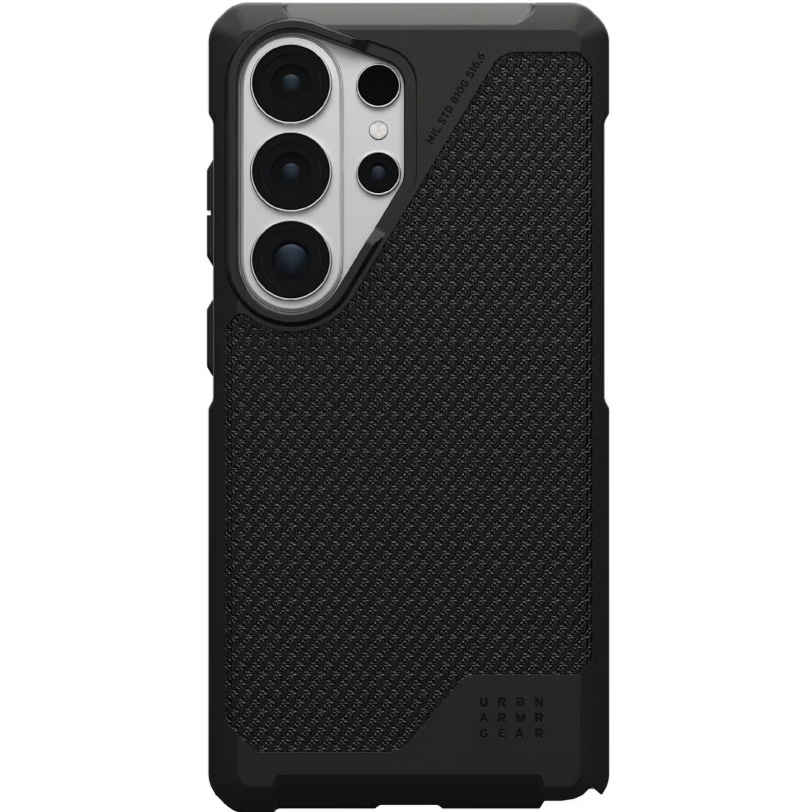 Etui pancerne Urban Armor Gear Metropolis LT Magnet do Galaxy S26 Ultra, czarne z kevlarem