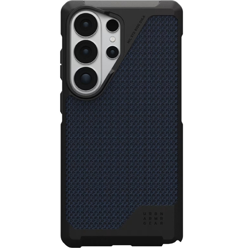 Etui pancerne Urban Armor Gear Metropolis LT Magnet do Galaxy S26 Ultra, granatowe z kevlarem
