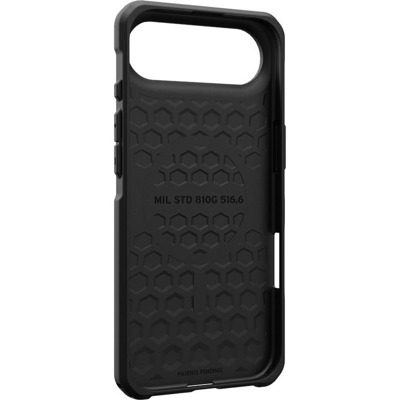 Etui pancerne Urban Armor Gear Metropolis LT Kevlar do MagSafe do iPhone Air, czarne z kevlarem